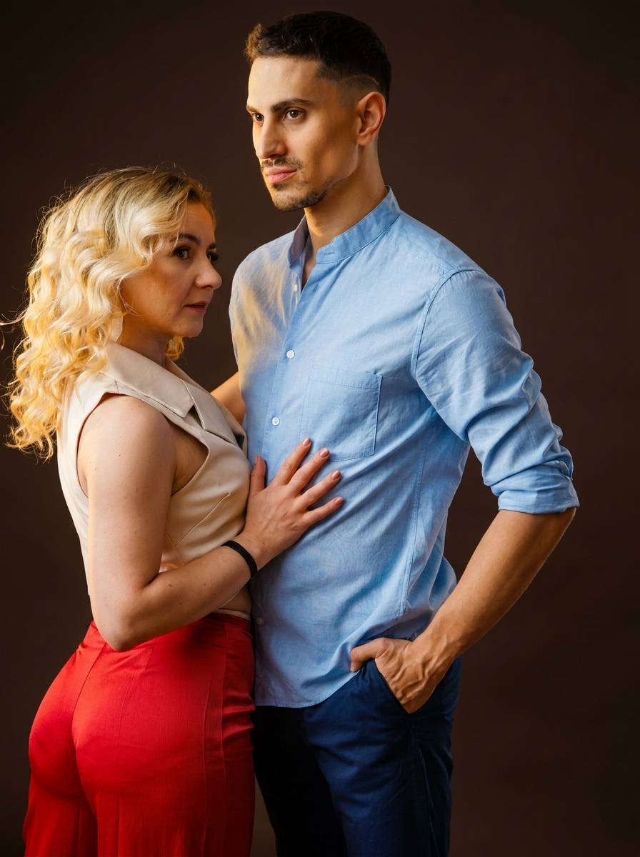 Marius and Elena, dance instructors